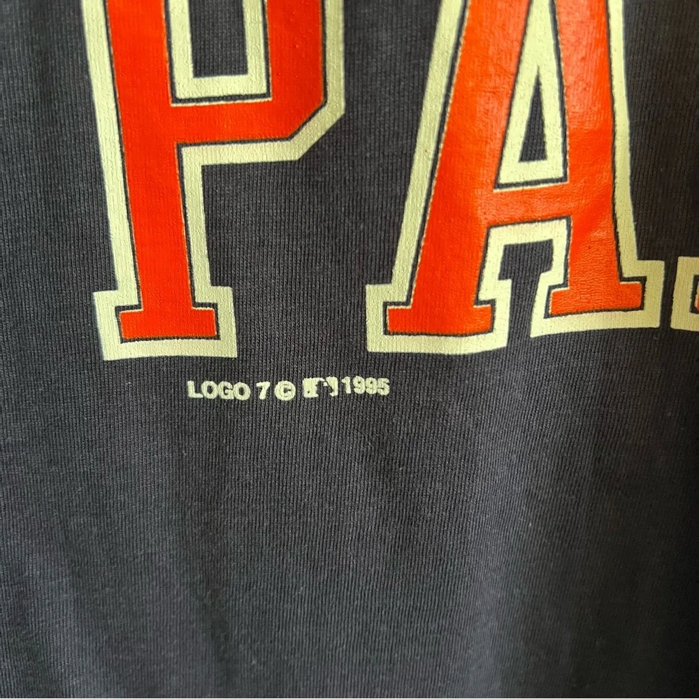Vintage 90s San Diego Padres Navy T-Shirt Logo 7 1995 Size Large Made in USA NWT - Picture 3 of 7